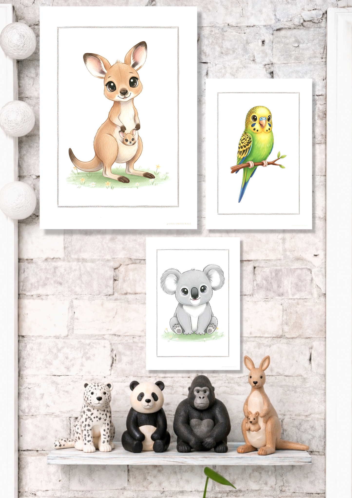 Den lille Kænguru - Art Print