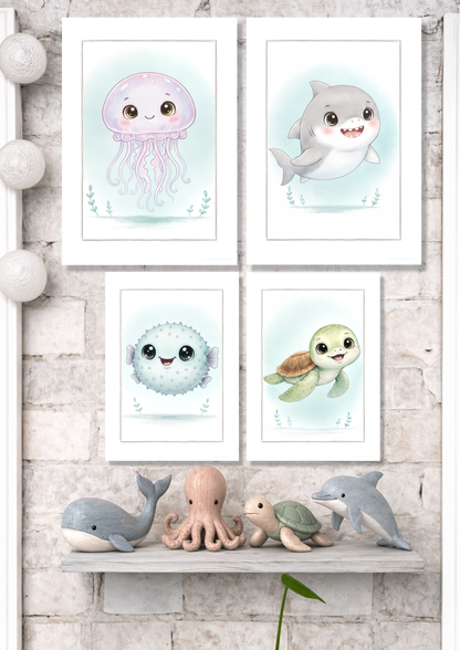 Den lille Vandmand - Art Print