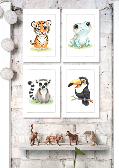 Den lille Tiger - Art Print