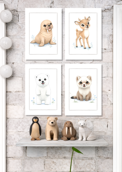 Den lille Hvalros - Art Print