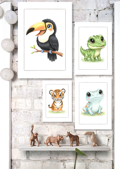 Den lille Tukan - Art Print