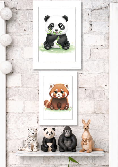 Den lille Panda - Art Print