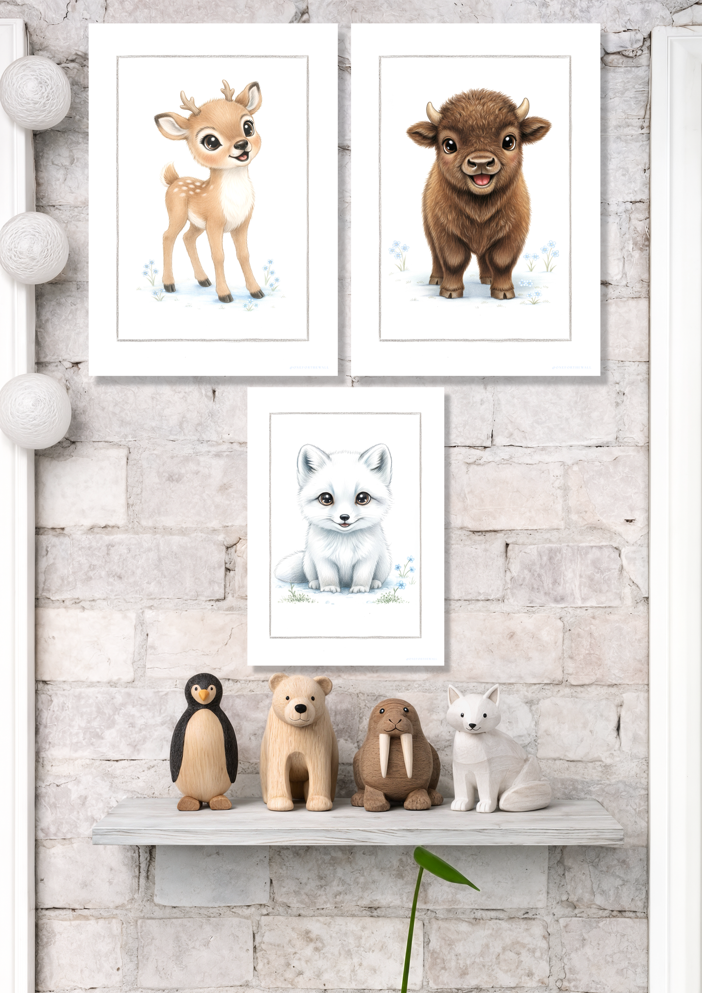 Det lille Rensdyr - Art Print