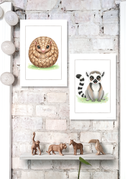 Det Lille Bæltedyr - Art Print