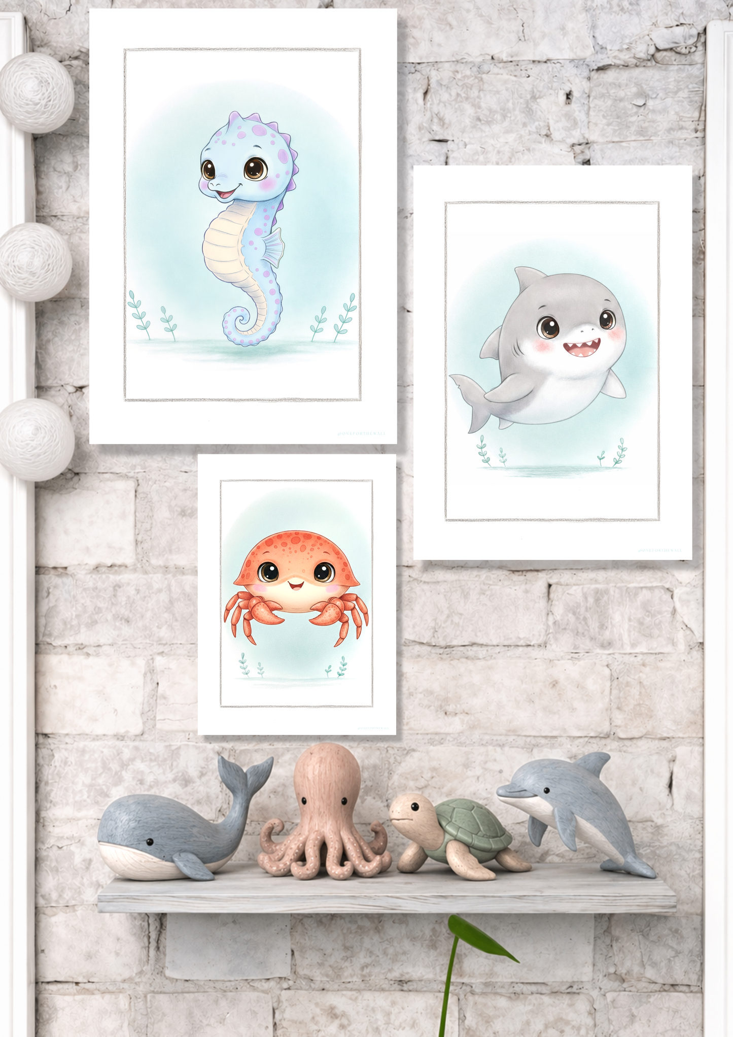Den lille Søhest - Art Print