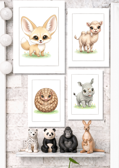 Den lille Ørkenræv - Art Print