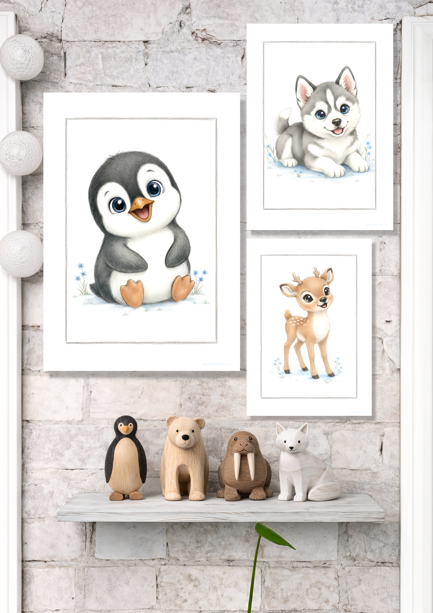 Den lille Pingvin - Art Print