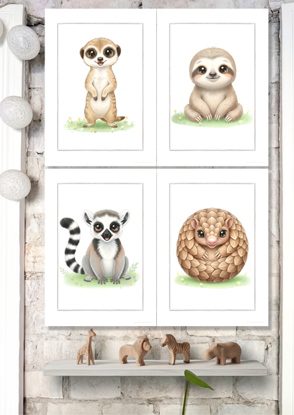 Det lille Desmerdyr - Art Print