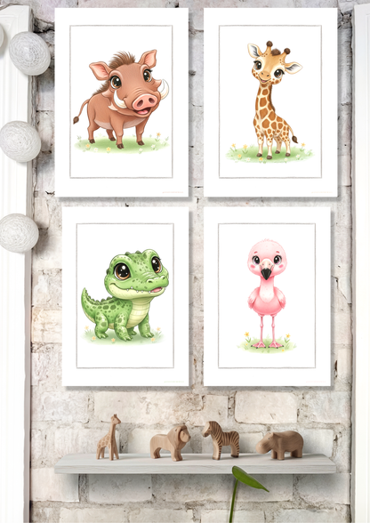 Det lille Vortesvin - Art Print