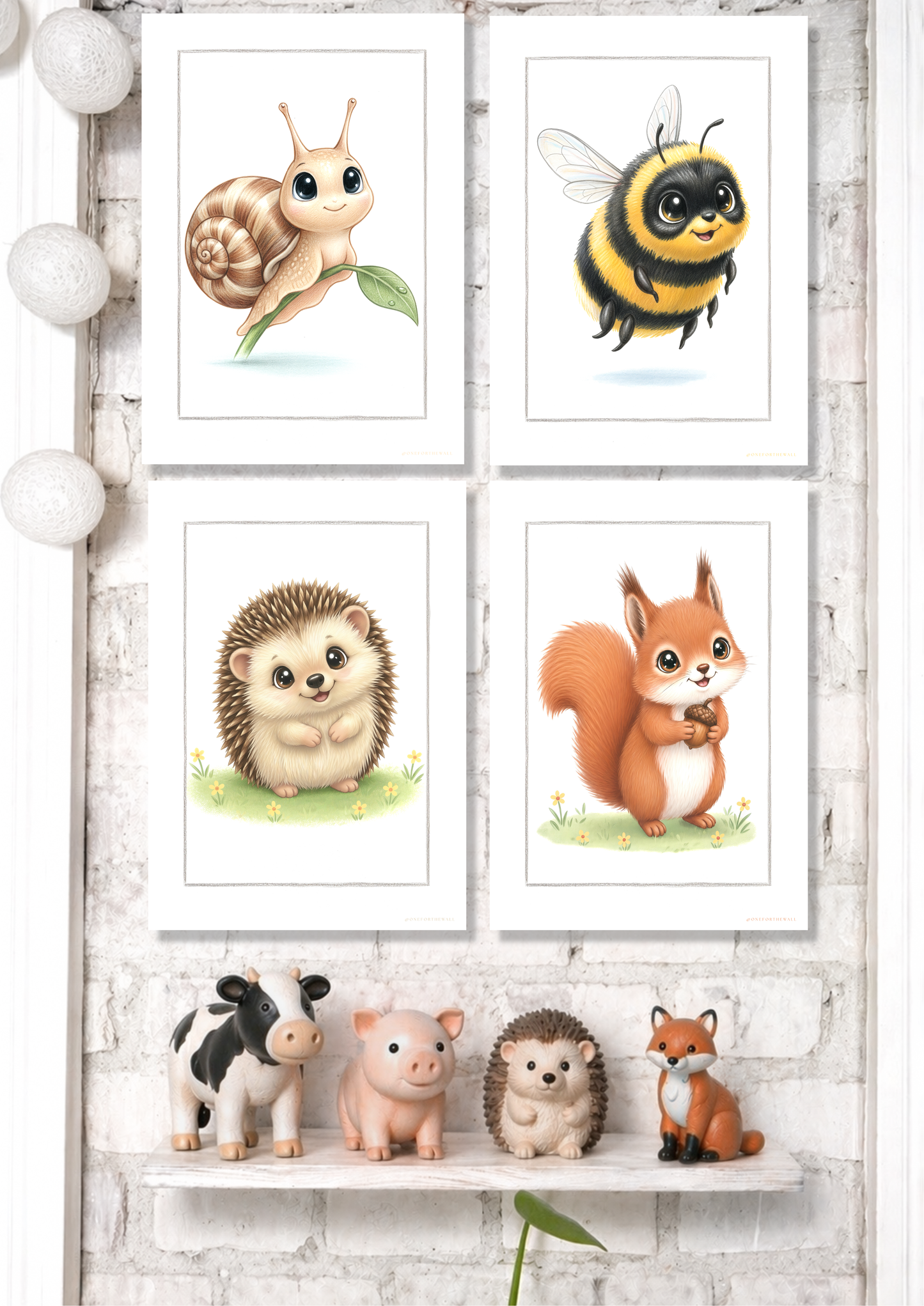 Den lille Snegl - Art Print