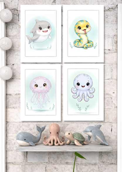 Den lille Haj - Art Print