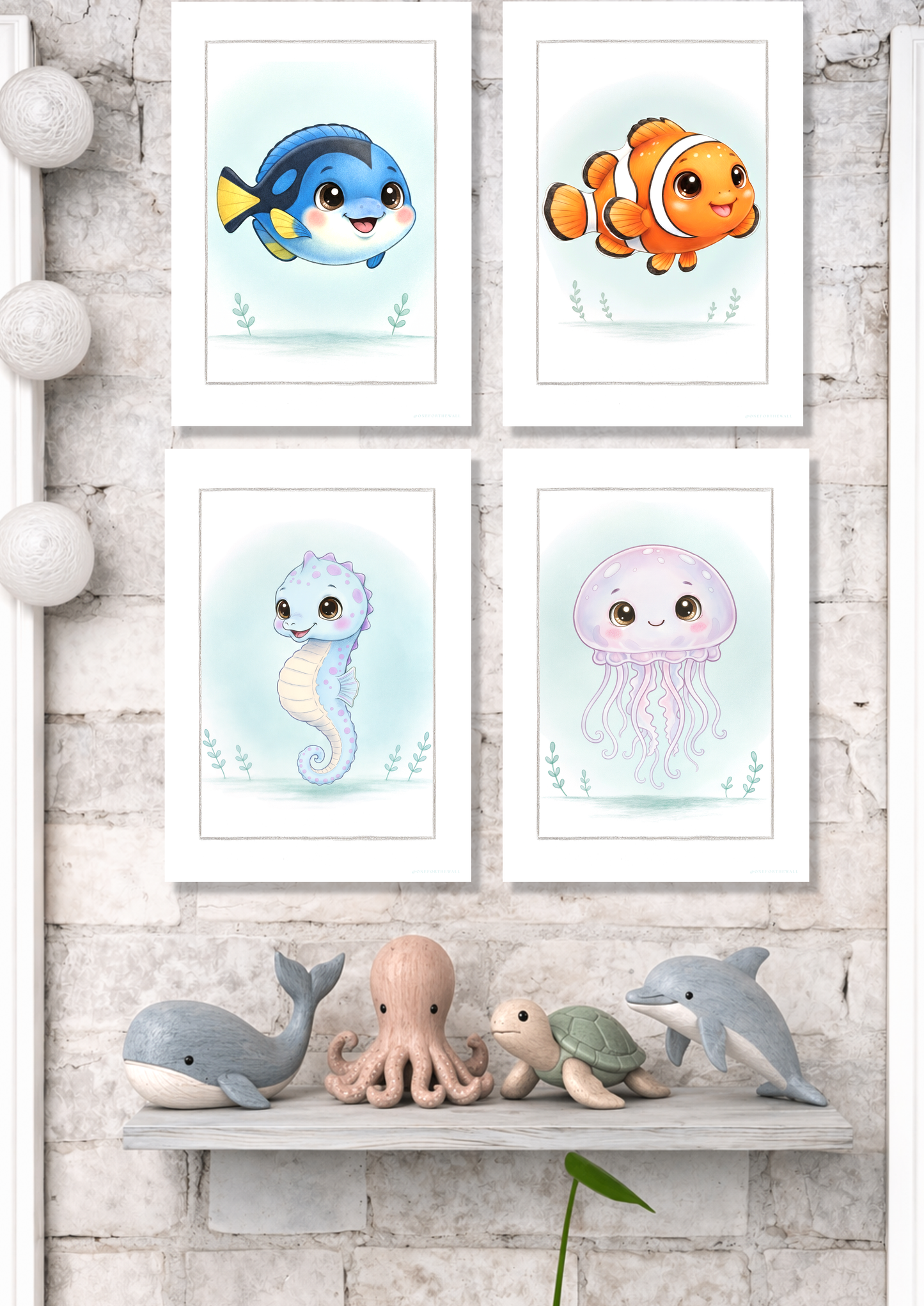 Den lille Kirurgfisk - Art Print
