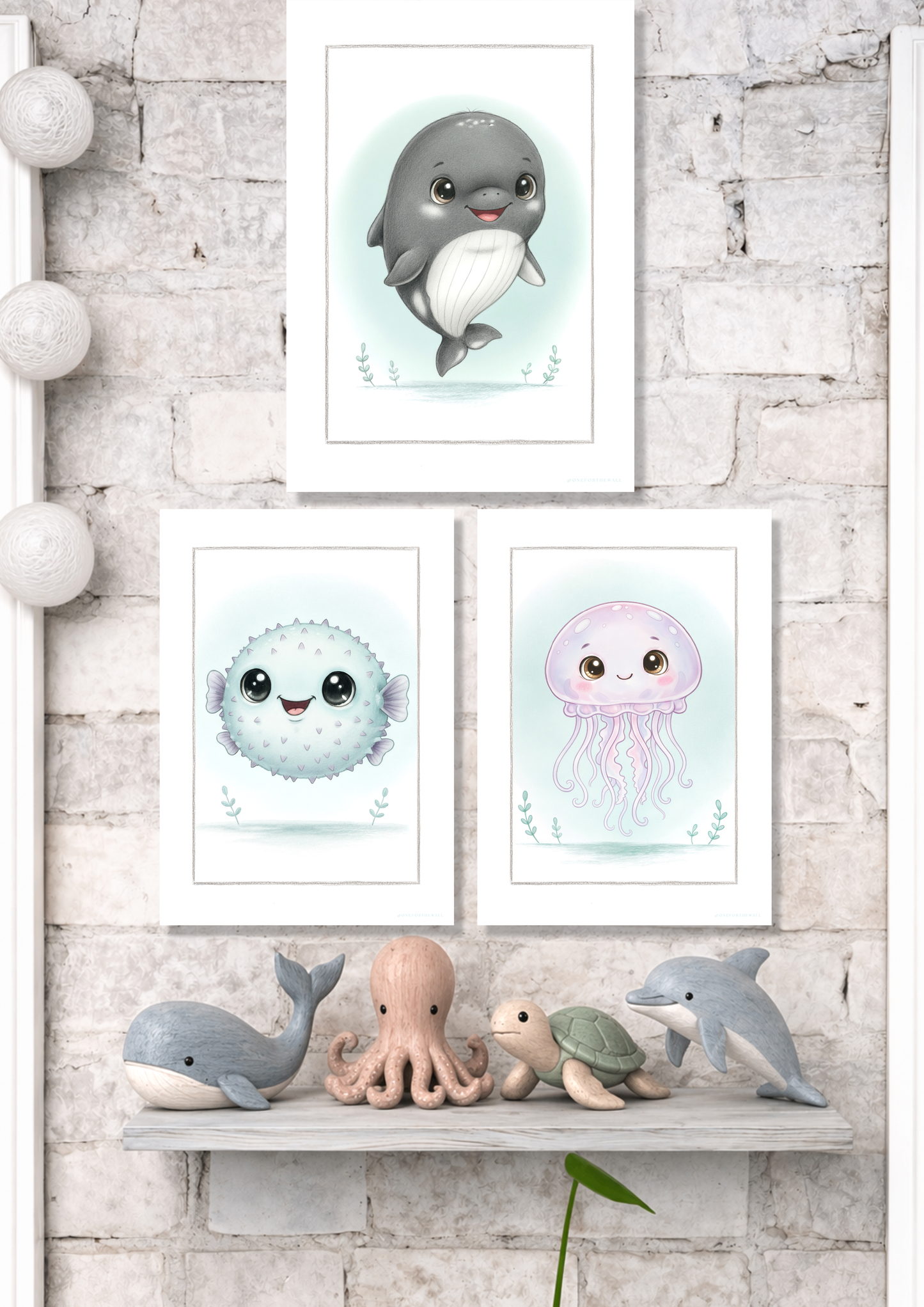 Den lille Hval - Art Print