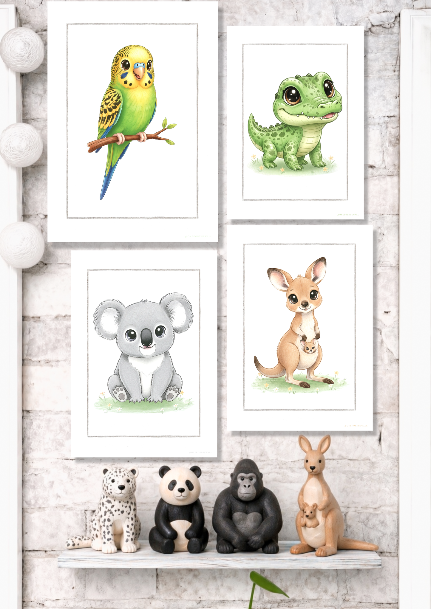 Den lille Undulat - Art Print