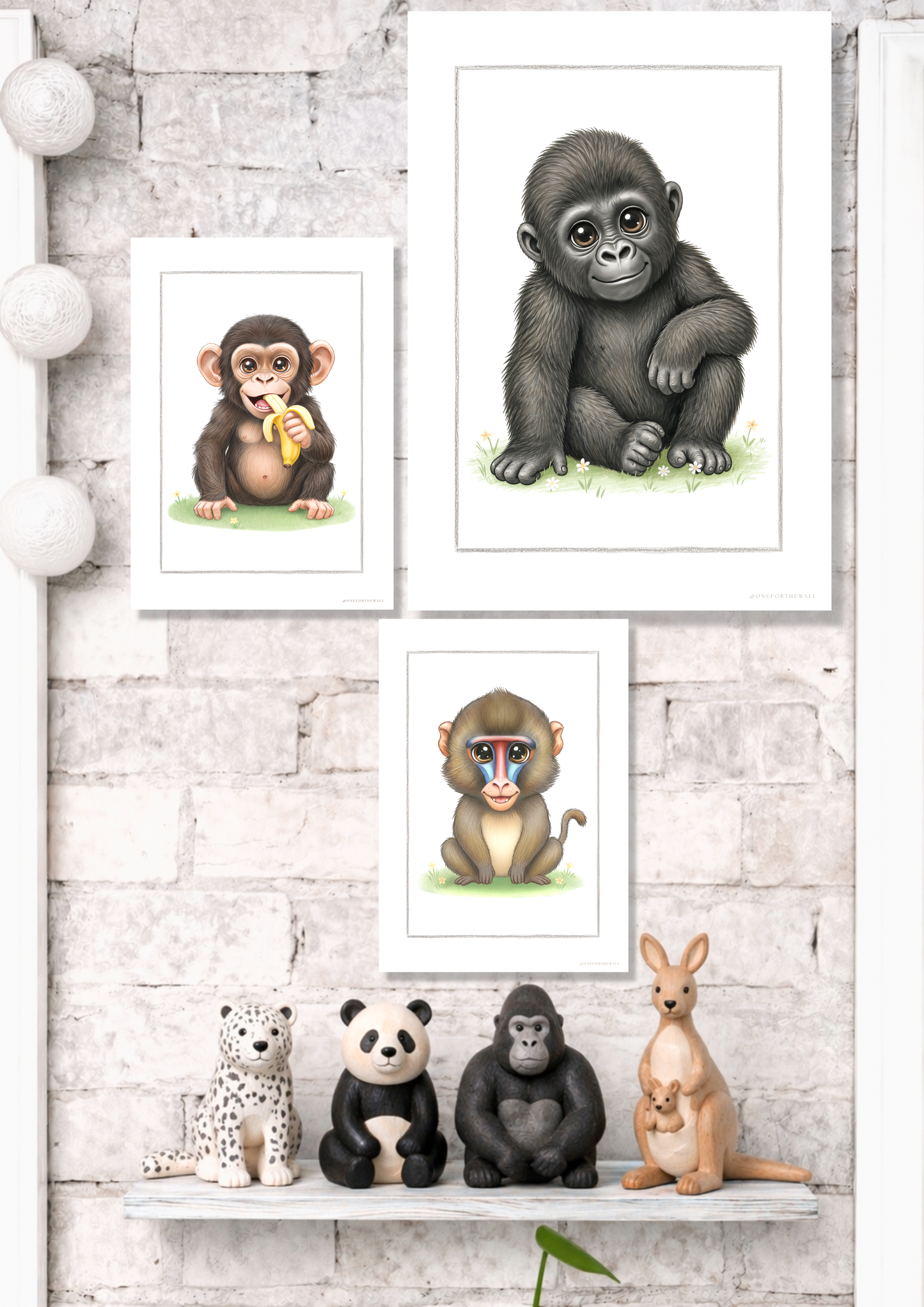 Den lille Gorilla - Art Print