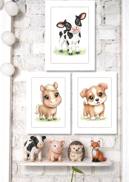 Den lille Ko - Art Print