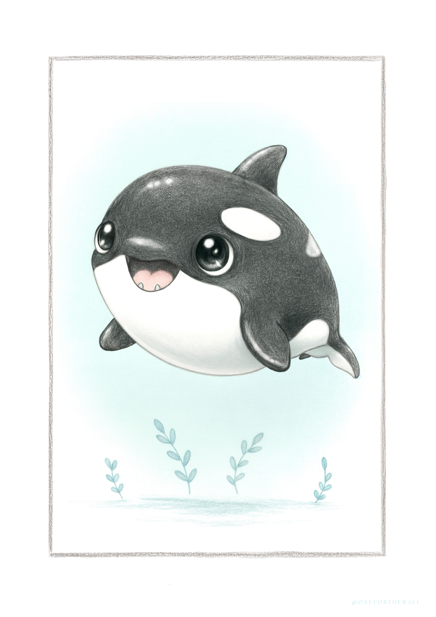 Den lille Spækhugger - Art Print