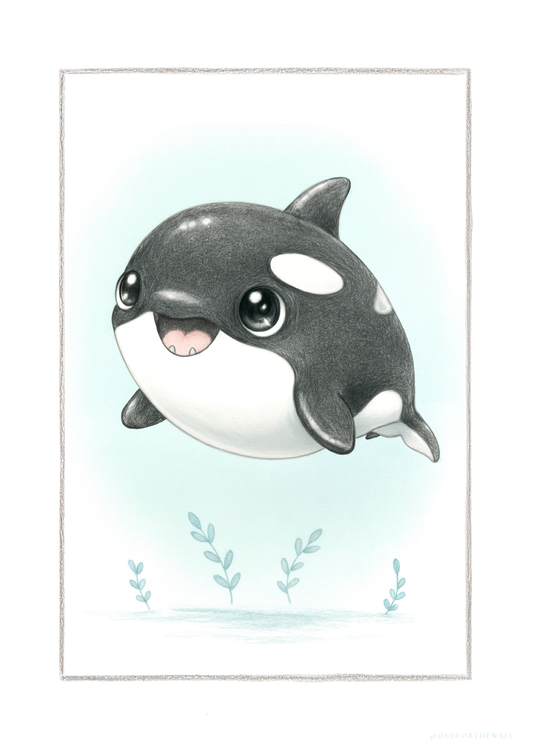 Den lille Spækhugger - Art Print