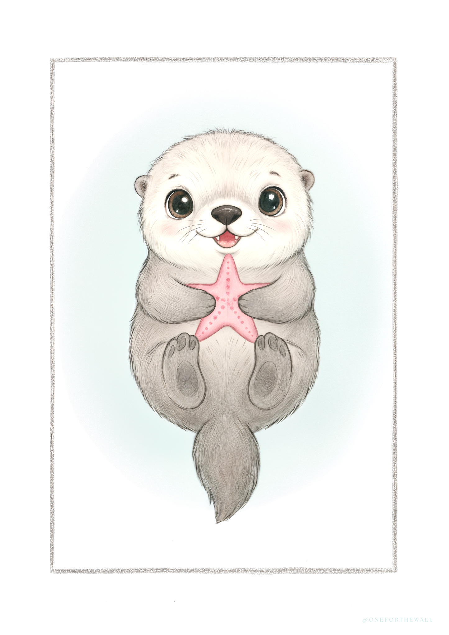 Den lille Odder - Art Print