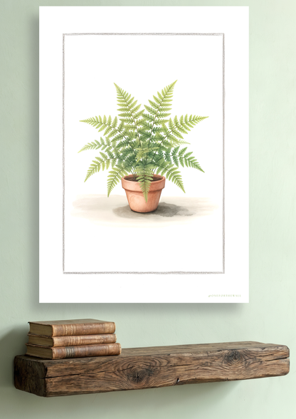 Bregne - Art Print