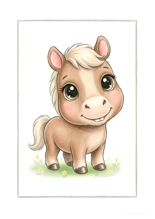 Den lille Hest - Art Print