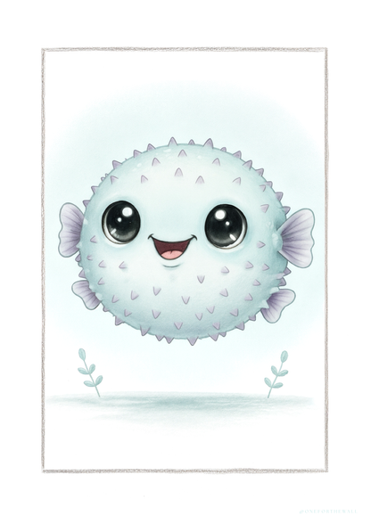 Den lille Puffer - Art Print