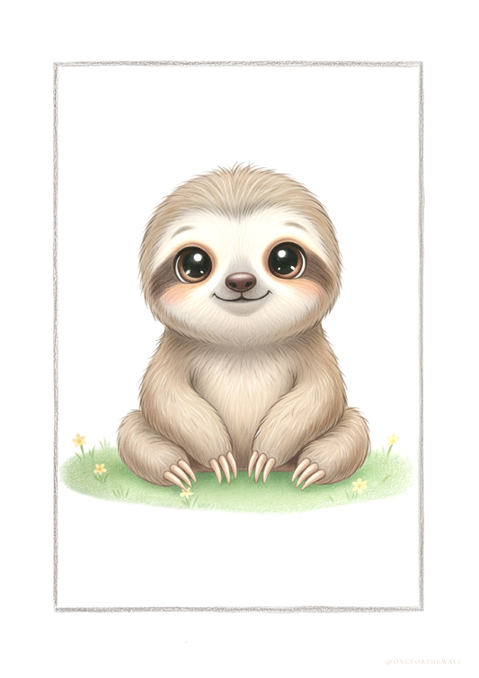 Det lille Dovendyr -  Art Print