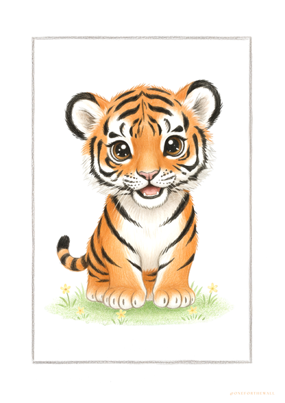 Den lille Tiger - Art Print