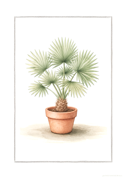Vifte Palme - Art Print