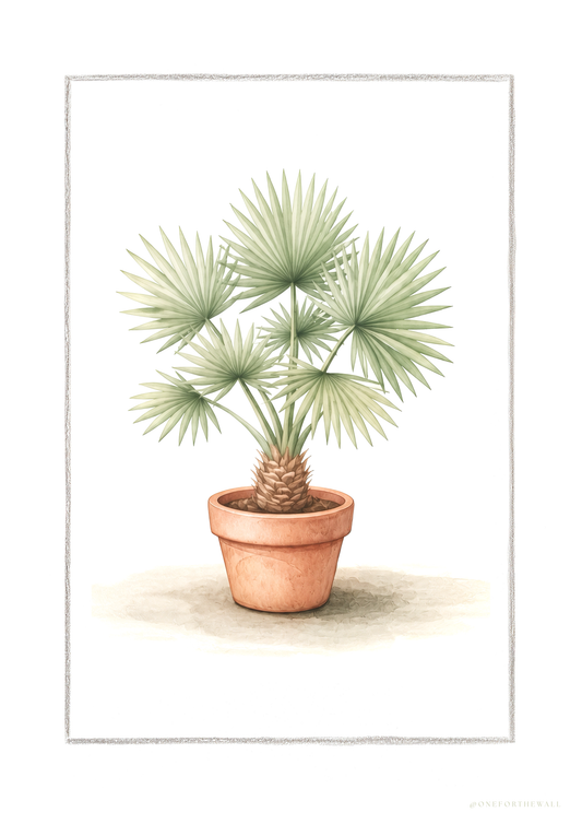 Vifte Palme - Art Print